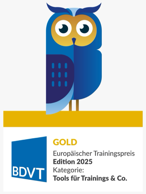 BDVT Gold — Europäischer Trainingspreis 2025, Kategorie Tools für Trainings & Co.